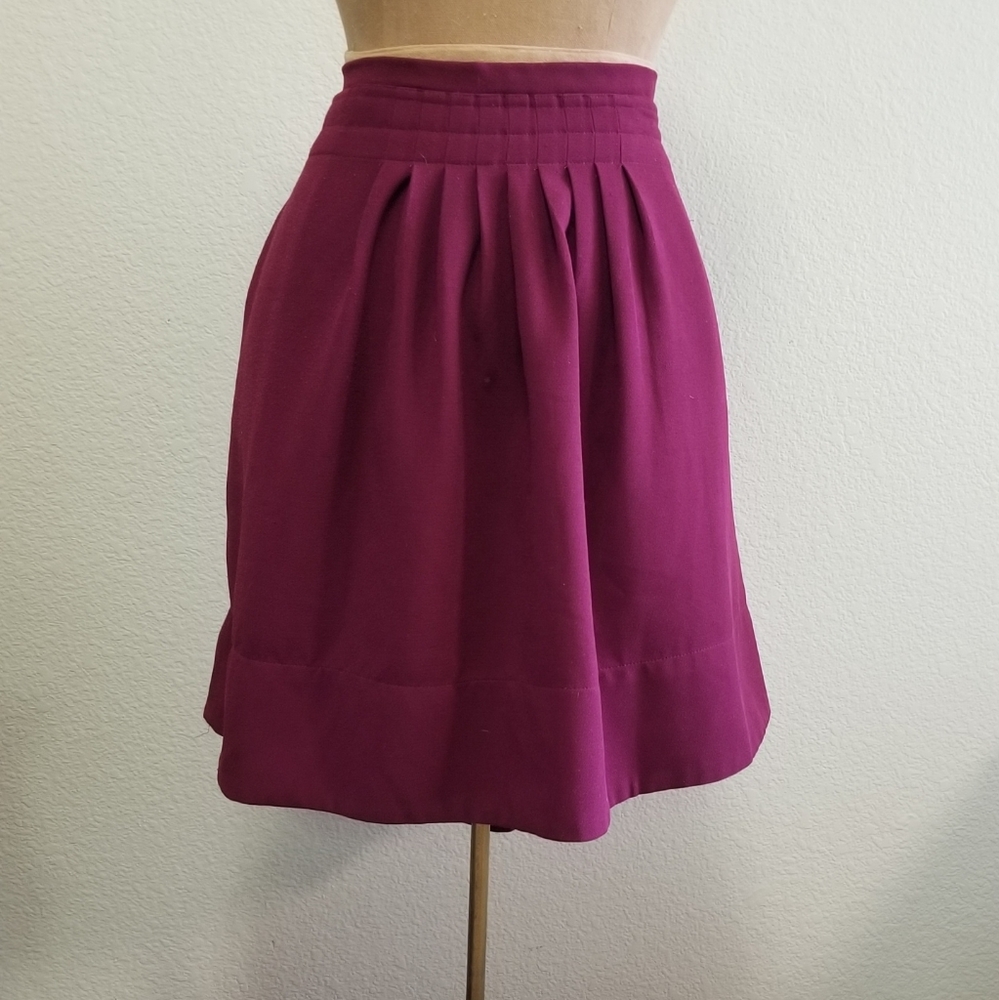 Plum skater skirt